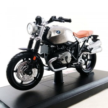 Machetă moto Maisto [1:12] - BMW R Nine T Scrambler - Grey Metalic
